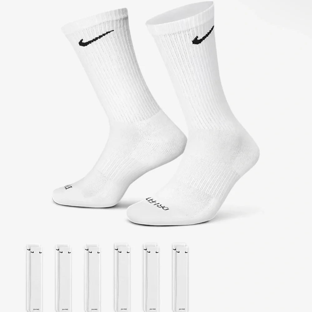 NIKE EVERYDAY COTTON CUSHIONED CREW MEN’S SOCKS